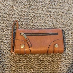 Chestnut Brown Wristlet